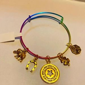 “Good Luck” Rainbow Expandable Bracelet